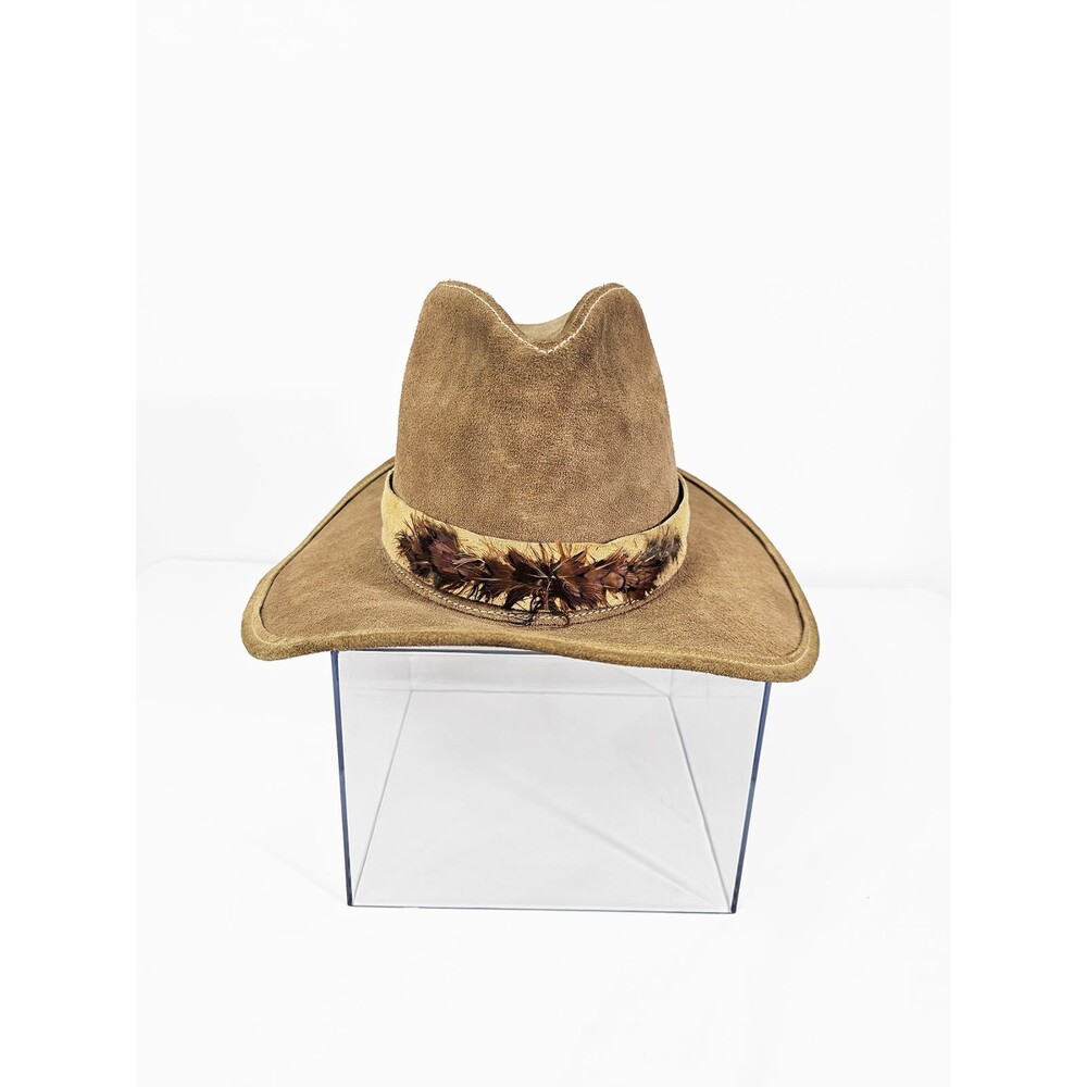 Vintage Savoy Leather Company Large Brown Suede Cowboy Western Hat